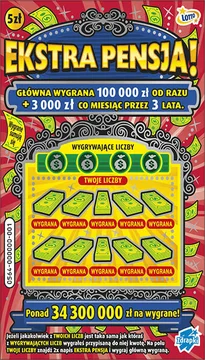 zdrapka jest wygrana