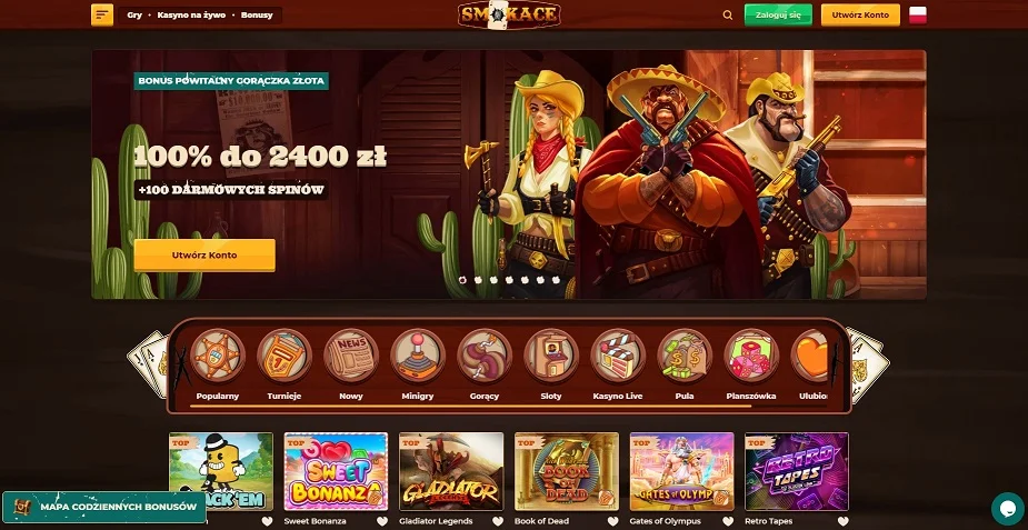 Recenzja kasyna Smokace